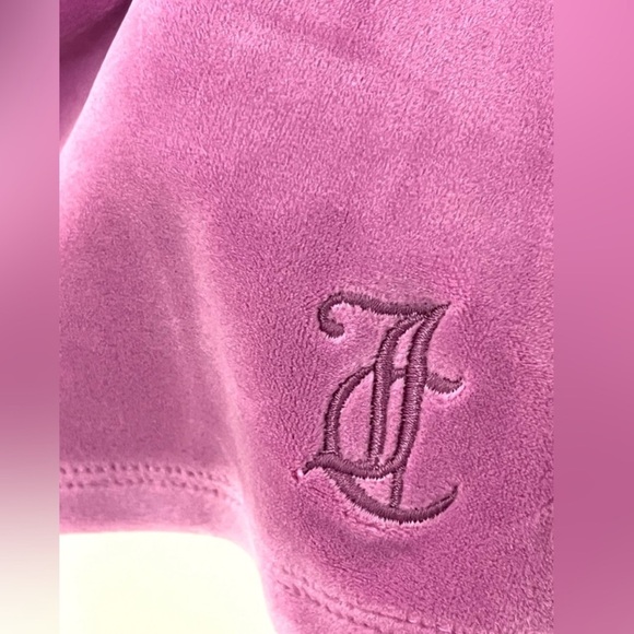 JUICY COUTURE Smocked Velour Dress, Lavender Lollipop Color, Size Medium - Picture 13 of 15